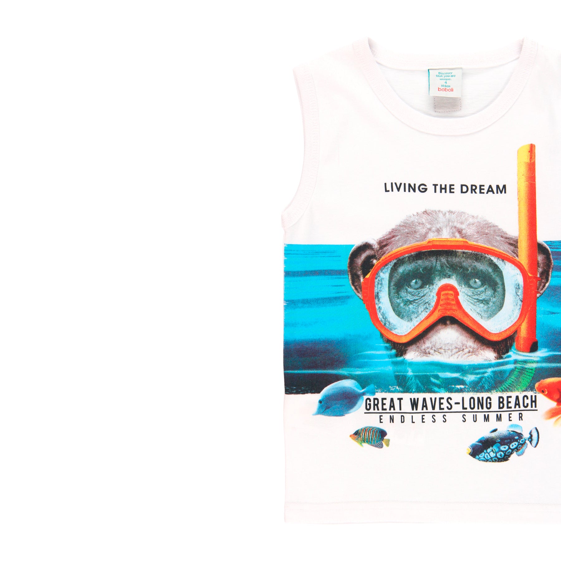 MAGLIA BAMBINO  BIANCO 834106 1100 BOBOLI 