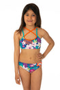 BIKINI BAMBINA  BLU 22389951 FIORI CANADA HOUSE 