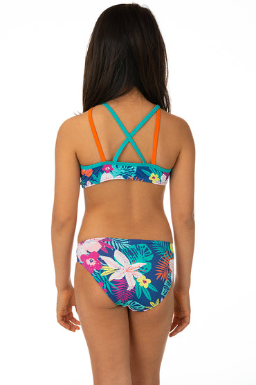 BIKINI BAMBINA  BLU 22389951 FIORI CANADA HOUSE 
