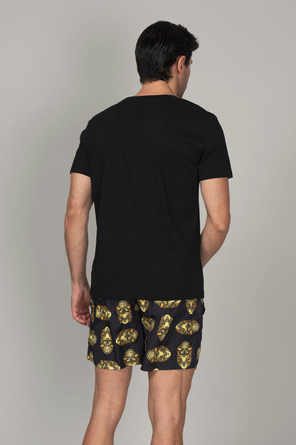 MAGLIA T-SHIRT UOMO  NERO 2515NR NERO FXXK 