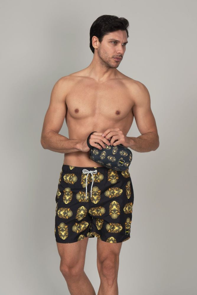 BOXER MOLLA UOMO  NERO BOXERF22 2043 FXXK 