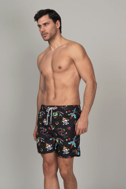 BOXER MOLLA UOMO  NERO BOXERF22 2050 FXXK 