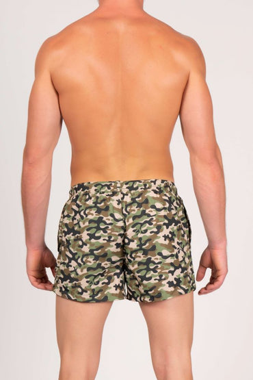 BOXER MOLLA UOMO  MILITARE BXF22CORTO 2214 FXXK 