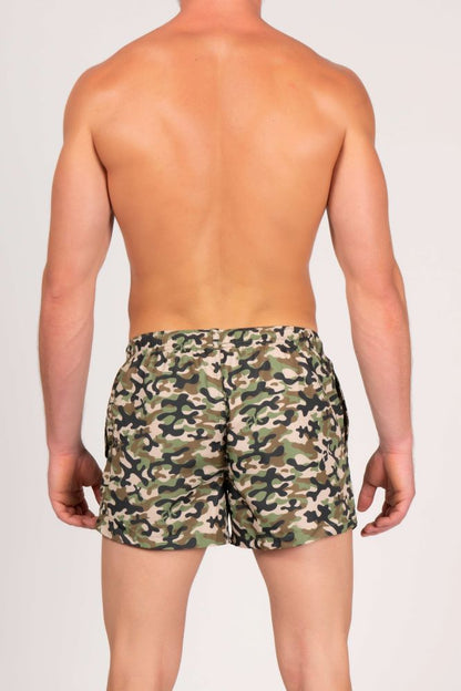 BOXER MOLLA UOMO  MILITARE BXF22CORTO 2214 FXXK 