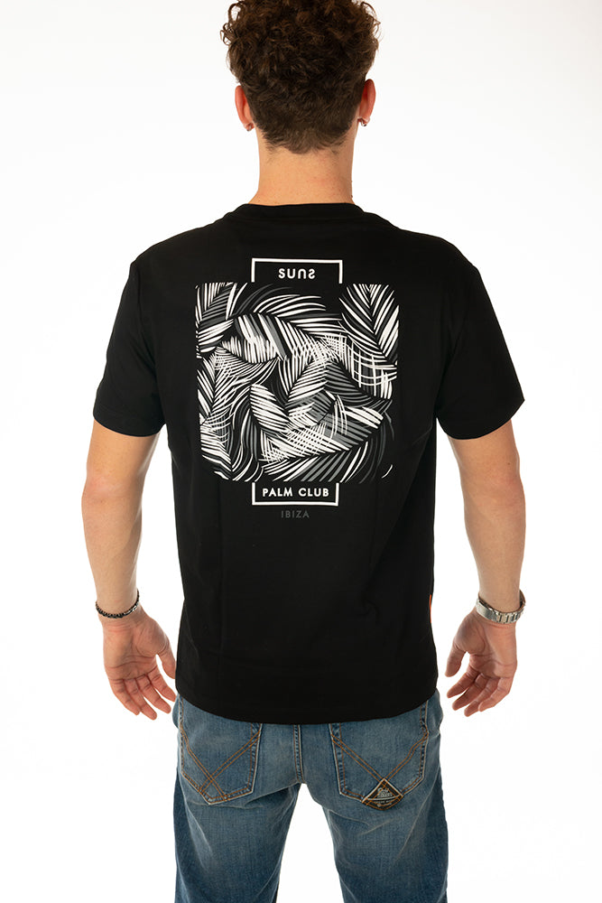 MAGLIA T-SHIRT UOMO  NERO TSS01015 V2 SUNS 
