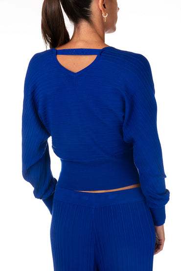 MAGLIA AUTUNNO/INVERNO DONNA  BLU 5F3001 MS49I X0529 BLU LIU JO 
