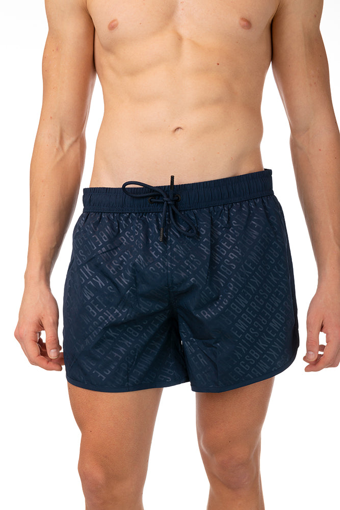 BOXER MOLLA UOMO  BLU MBS03 NAVY BIKKEMBERGS 