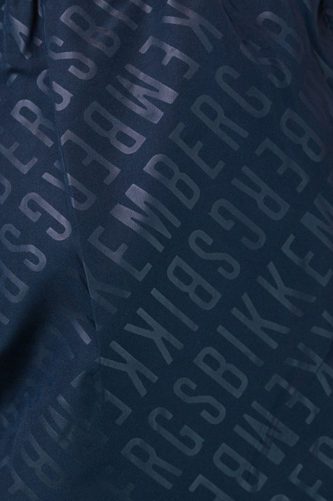 BOXER MOLLA UOMO  BLU MBS03 NAVY BIKKEMBERGS 