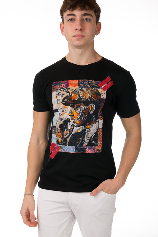 MAGLIA UOMO  NERO ICON VR211NERO BOB 