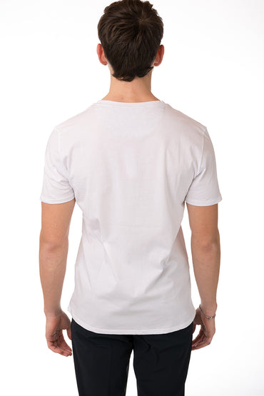 MAGLIA UOMO  BIANCA POCKET BIANCO BOB 