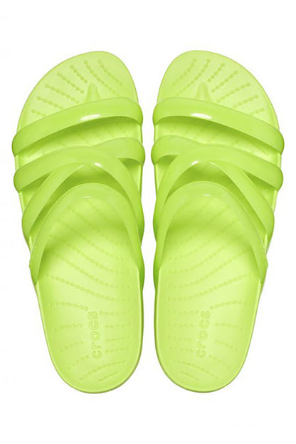 SCARPE DONNA  LIMONE 208537 LIME CROCS 