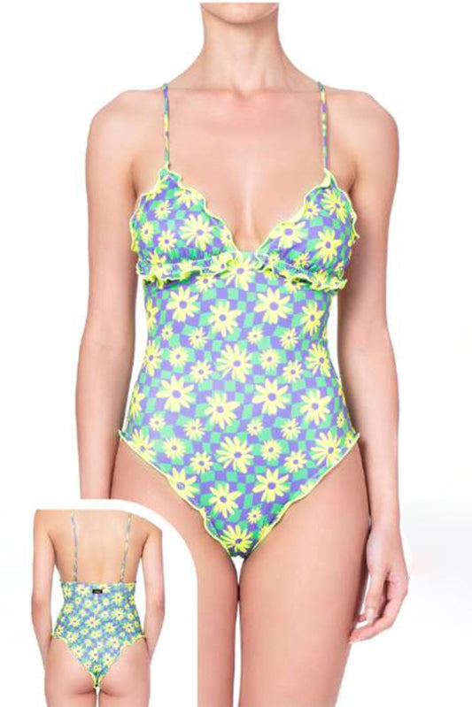 INTERO  IMBOTTITO DONNA  VERDE FK23-1596 U FXXK 