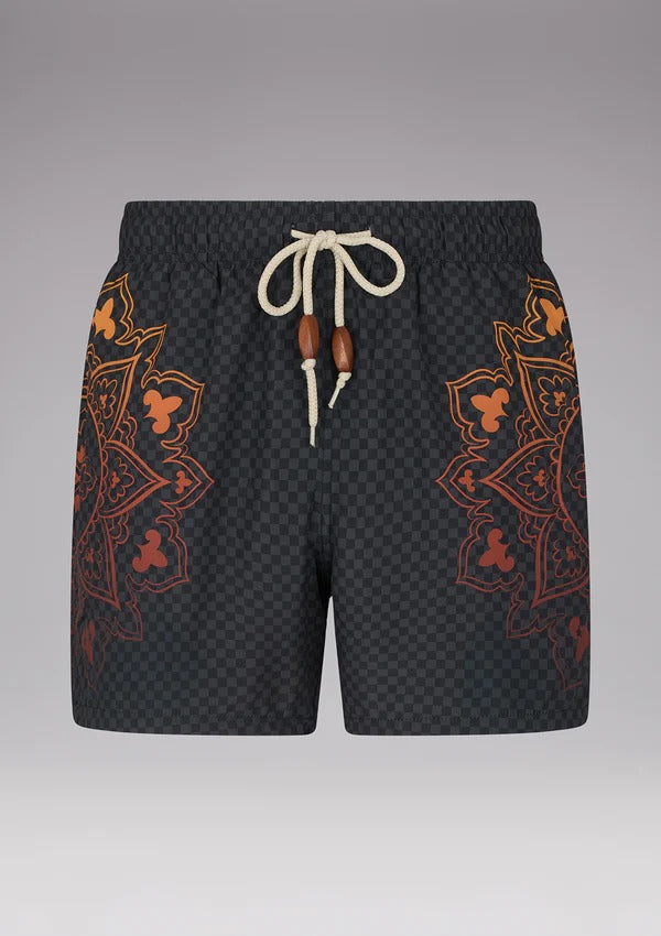 BOXER MOLLA UOMO  VERDE FK232025 ARANCIO FXXK 