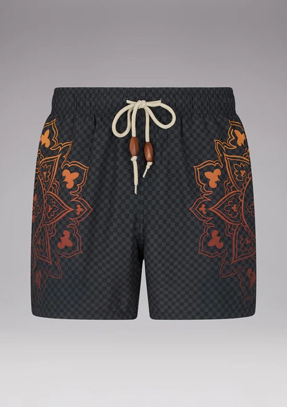 BOXER MOLLA UOMO  VERDE FK232025 ARANCIO FXXK 