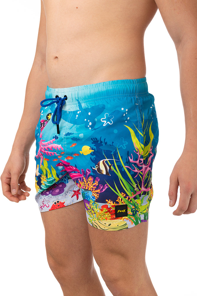 BOXER MOLLA UOMO  AZZURRO FK232035 MARINO FXXK 