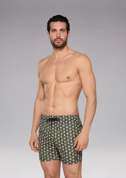 BOXER MOLLA UOMO  NERO FK232044 TESCHIO FXXK 