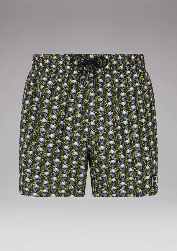 BOXER MOLLA UOMO  NERO FK232044 TESCHIO FXXK 