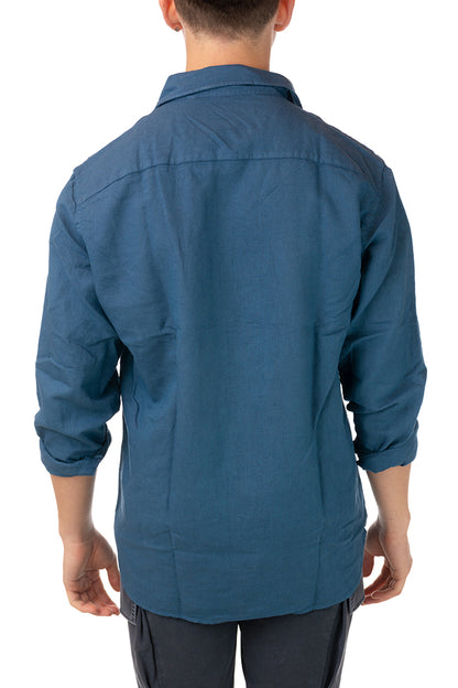 MAGLIA CAMICIA UOMO  BLU FK232600 BL FXXK 