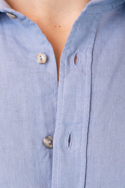 MAGLIA CAMICIA UOMO  CELESTE FK232600 CELESTE FXXK 