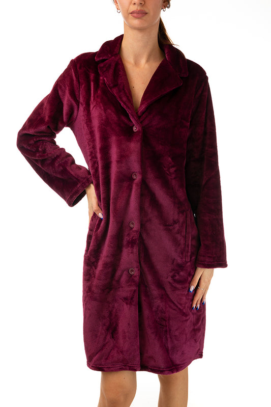 VESTAGLIA DONNA  BORDEAU 88746 4 Brilliamo 