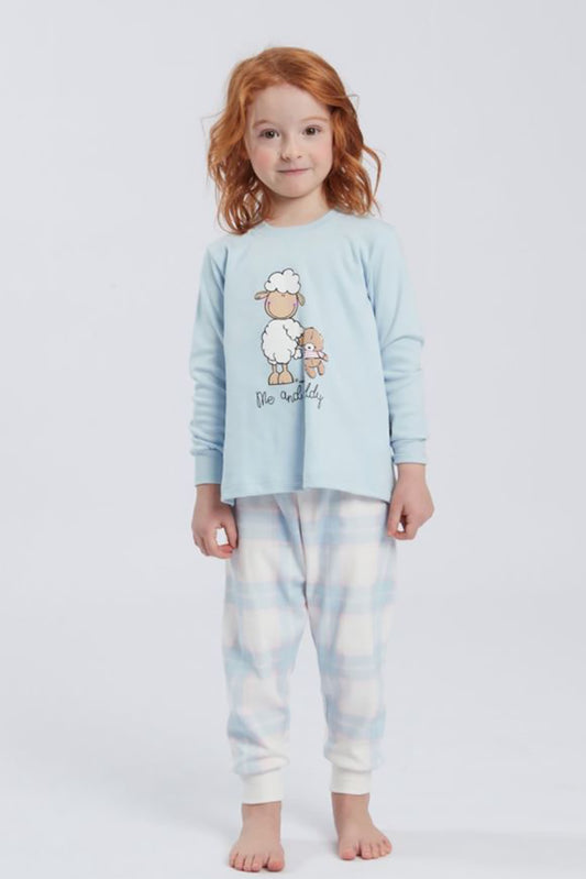 PIGIAMA BAMBINA  CELESTE 6349 ME HAPPY PEOPLE 