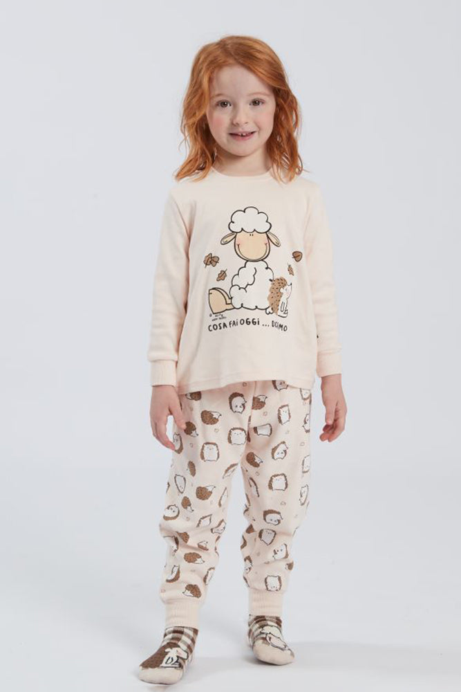 PIGIAMA BAMBINA  CIPRIA 6364 RICCIO HAPPY PEOPLE 