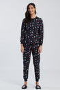 PIGIAMA DONNA  BLU 6450 PRENATALE HAPPY PEOPLE 