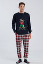 PIGIAMA UOMO  BLU 6461 3040 HAPPY PEOPLE 