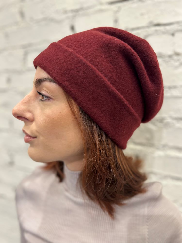 CAPPELLO AUTUNNO/INVERNO UNISEX  BORDEAU BEANIE BORDEAUX KOPKA 