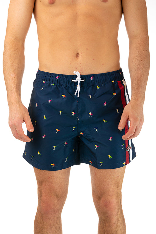 BOXER MOLLA UOMO  BLU BM608 BLU BEAR SURFBOARDS 