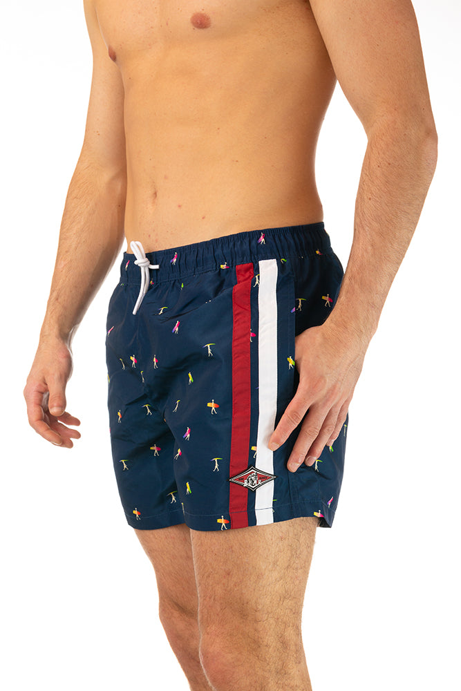 BOXER MOLLA UOMO  BLU BM608 BLU BEAR SURFBOARDS 