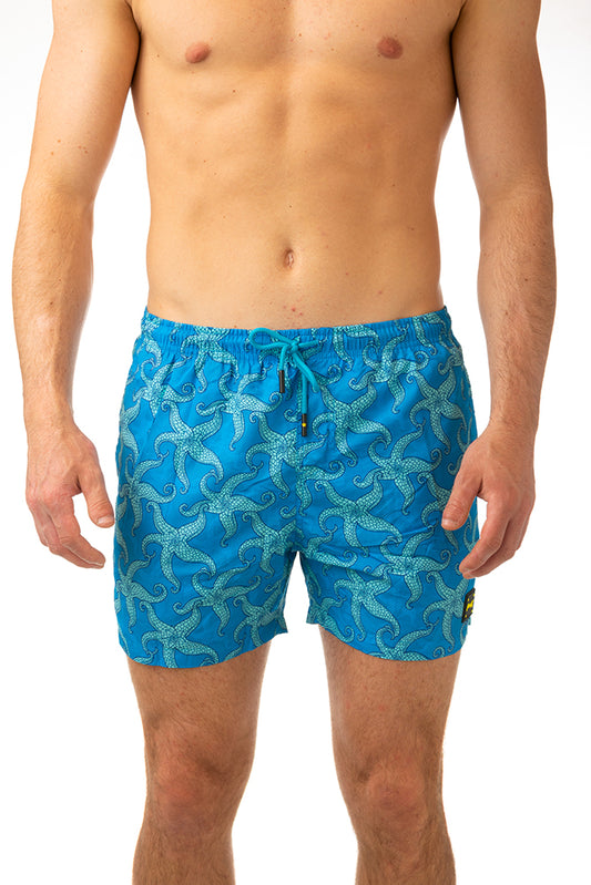 BOXER MOLLA UOMO  AZZURRO FK24-2040 X07 FXXK 