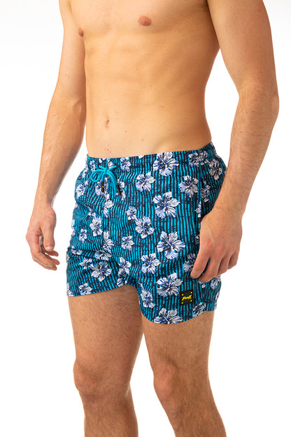 BOXER MOLLA UOMO  AZZURRO FK24-2050 X12 FXXK 