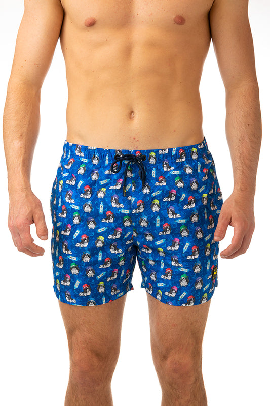 BOXER MOLLA UOMO  BLU FK24-2060 X17 FXXK 