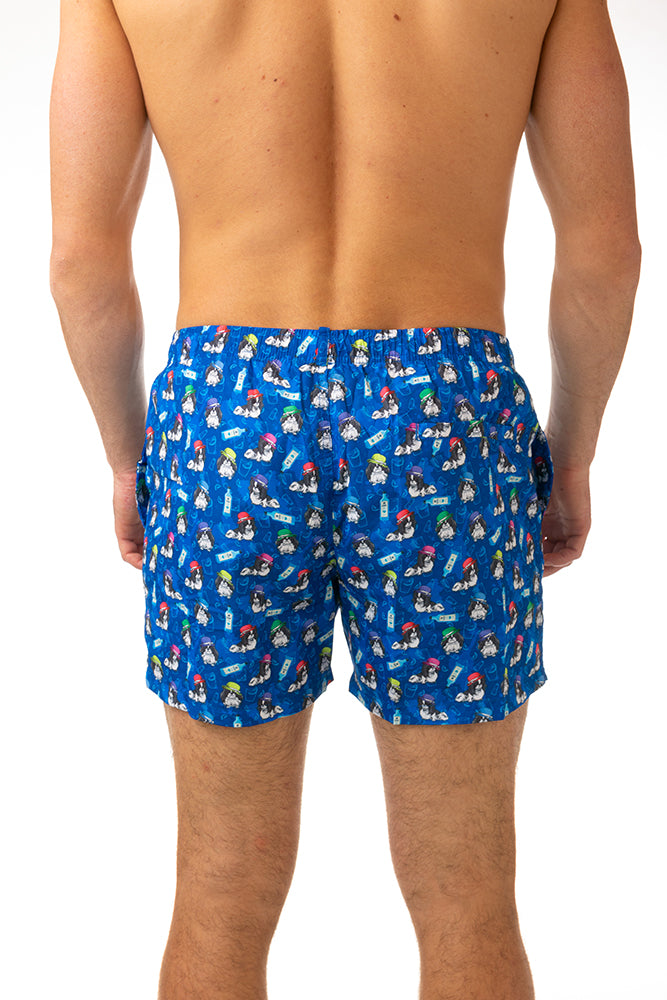 BOXER MOLLA UOMO  BLU FK24-2060 X17 FXXK 