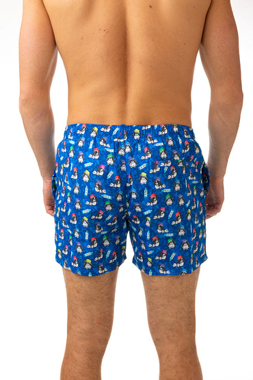 BOXER MOLLA UOMO  BLU FK24-2060 X17 FXXK 
