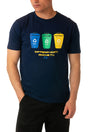 MAGLIA T-SHIRT UOMO  BLU FK24-50051BU BU FXXK 