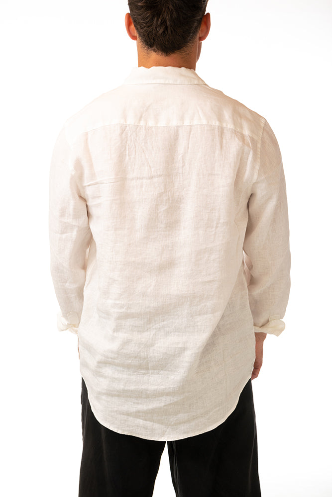 MAGLIA CAMICIA UOMO  BIANCO FK24-5005 WH FXXK 
