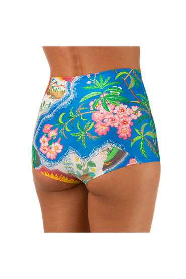 MIX SLIP DONNA  AZZURRO RETRO HIPSTER HAPPY UNDIES 