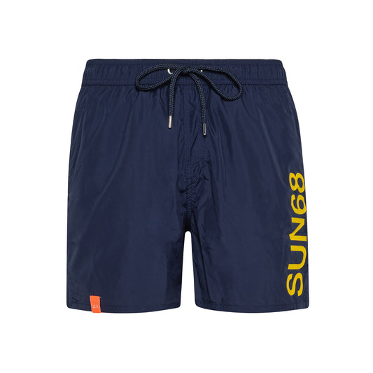 BOXER MOLLA UOMO  BLU H32103 07NAVY SUN 68 