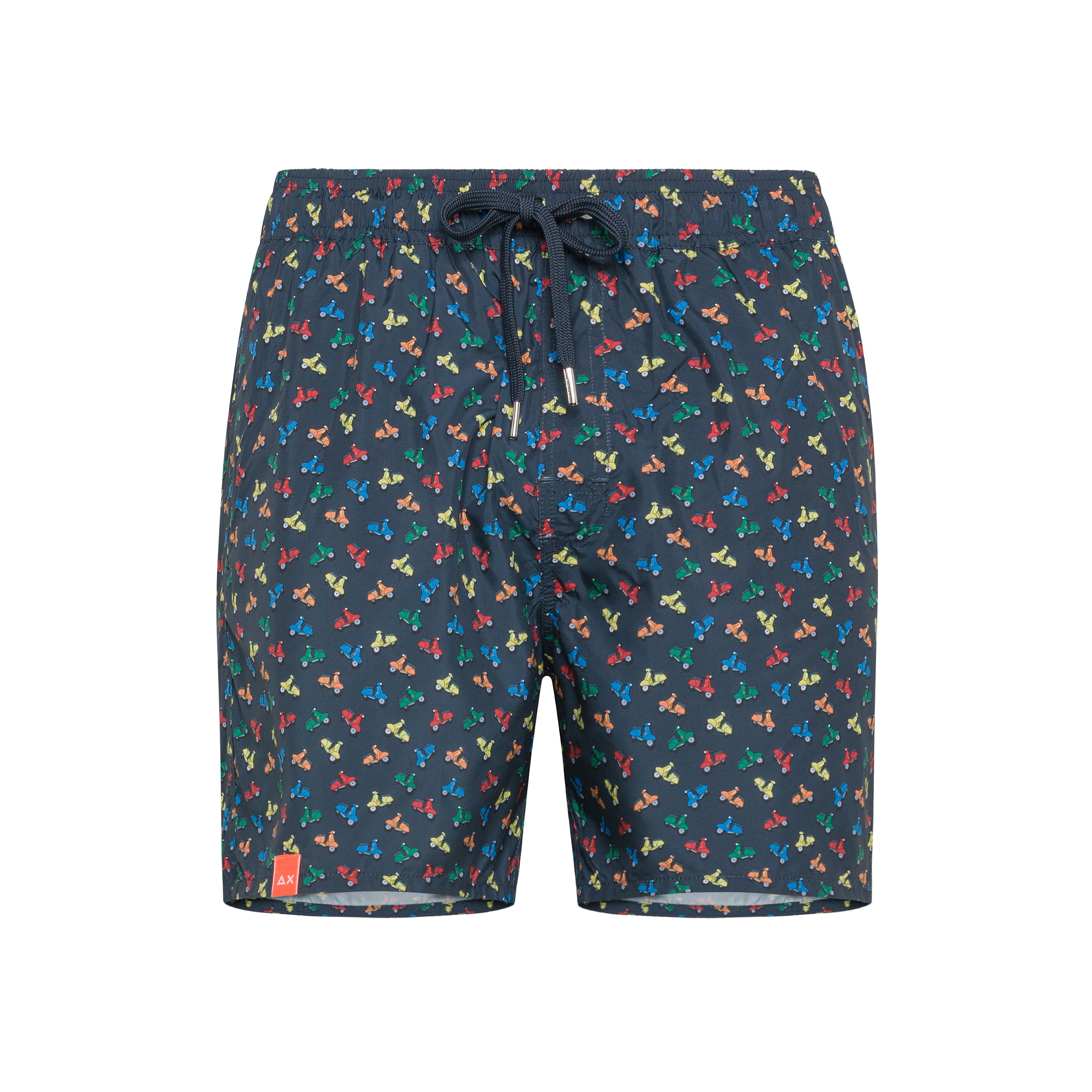 BOXER MOLLA UOMO  BLU NAVY H34127 07NAVY SUN 68 