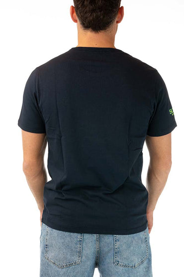 MAGLIA T-SHIRT UOMO  BLU T34140 07NAVY SUN 68 