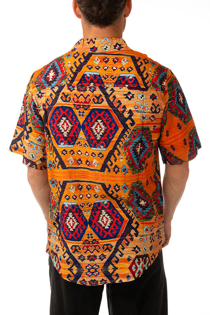 MAGLIA CAMICIA UOMO  ARANCIO BWL BEIRUTORANGE TOOCO 