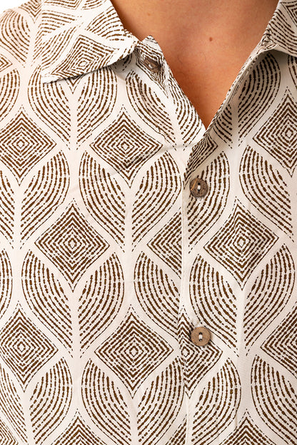 MAGLIA CAMICIA UOMO  BIANCO BWL PARGOWHITE TOOCO 