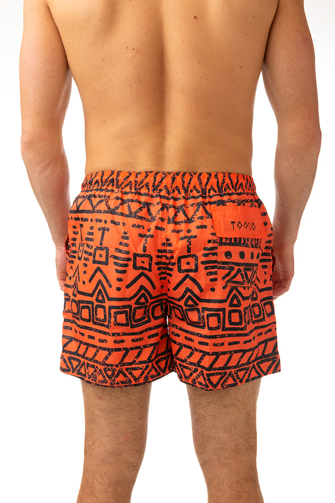 BOXER MOLLA UOMO  ARANCIO CLASSIC GUINEAORANGE TOOCO 