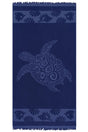 TELO MARE SPUGNA UNISEX  BLU DANTELA KKELLY COMPTOIR DE LA PLAGE 