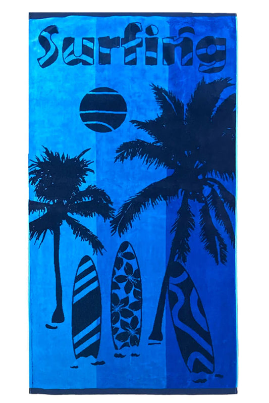 TELO MARE SPUGNA UNISEX  BLU FLORIDA LOMBOK COMPTOIR DE LA PLAGE 