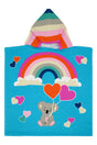ACCAPPATOIO MICROFIBRA BAMBINO  CELESTE PONCHODREAMY KOALA COMPTOIR DE LA PLAGE 