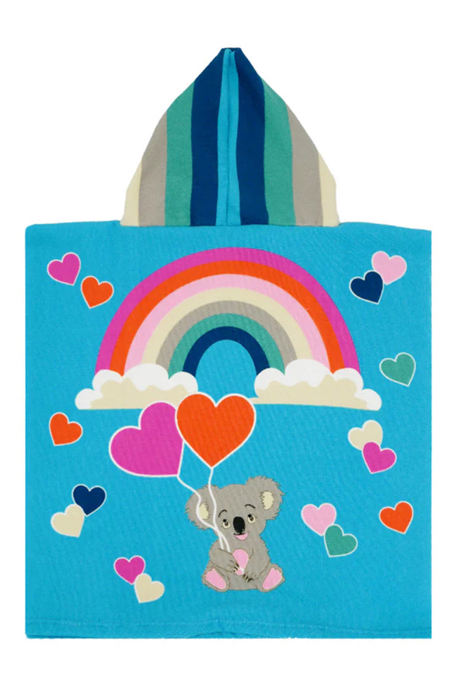 ACCAPPATOIO MICROFIBRA BAMBINO  CELESTE PONCHODREAMY KOALA COMPTOIR DE LA PLAGE 