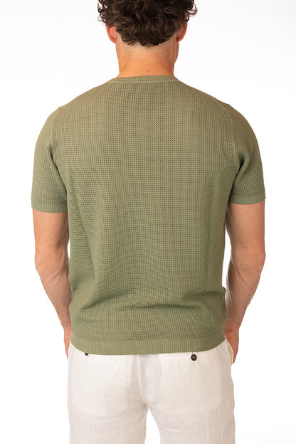 MAGLIA T-SHIRT UOMO  VERDE 28110 231 SALVIA FERRANTE 